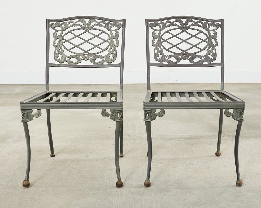 Brown Jordan Elegance Neoclassical Garden Dining Suite