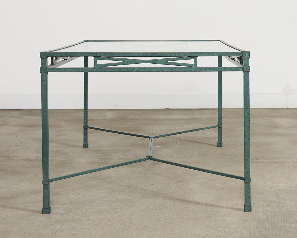 Brown Jordan Venetian Garden Dining Set Green Verdigris Finish