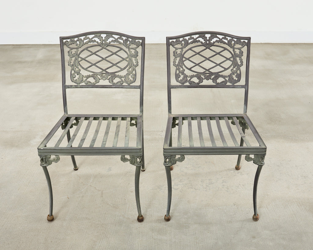 Brown Jordan Elegance Neoclassical Garden Dining Suite