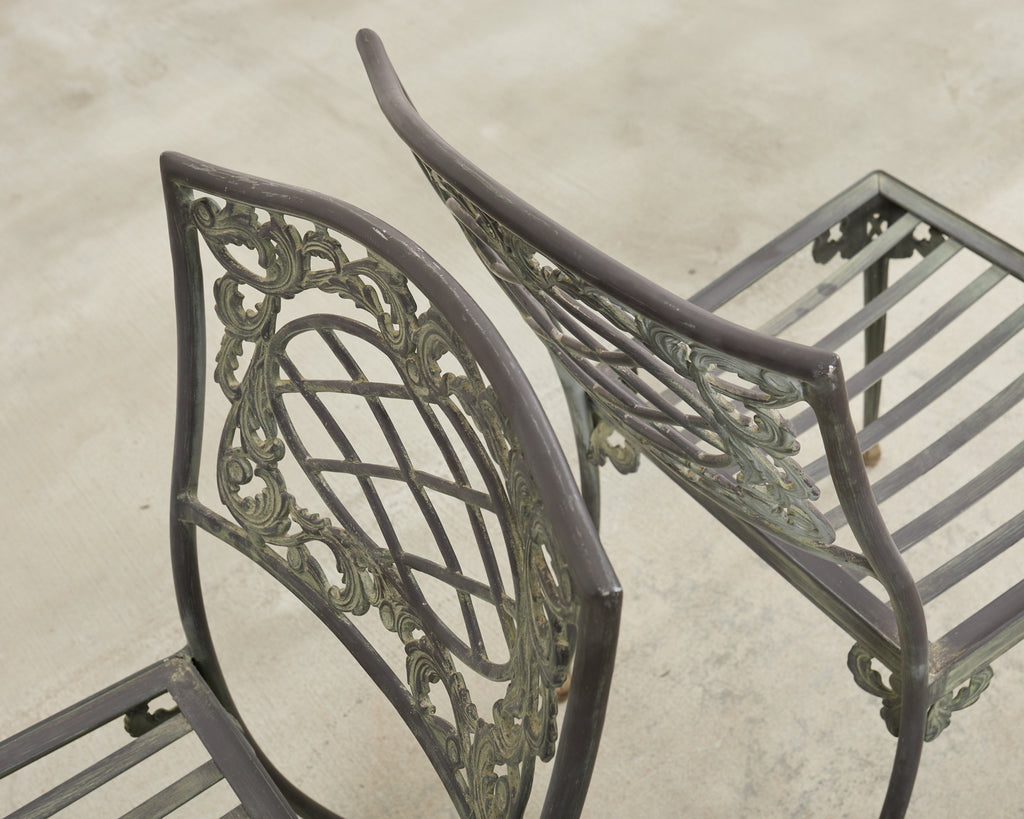 Brown Jordan Elegance Neoclassical Garden Dining Suite