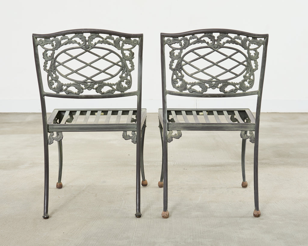 Brown Jordan Elegance Neoclassical Garden Dining Suite