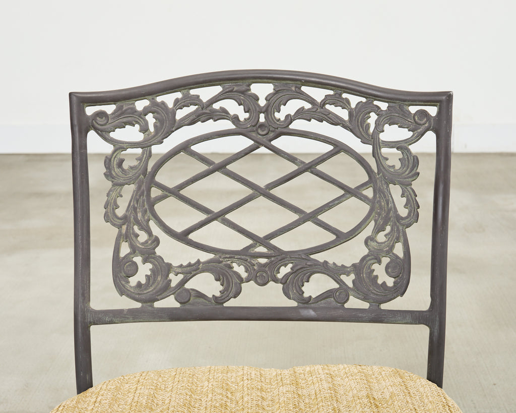 Brown Jordan Elegance Neoclassical Garden Dining Suite