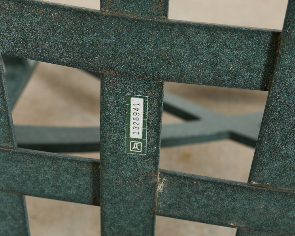 Brown Jordan Venetian Garden Dining Set Green Verdigris Finish