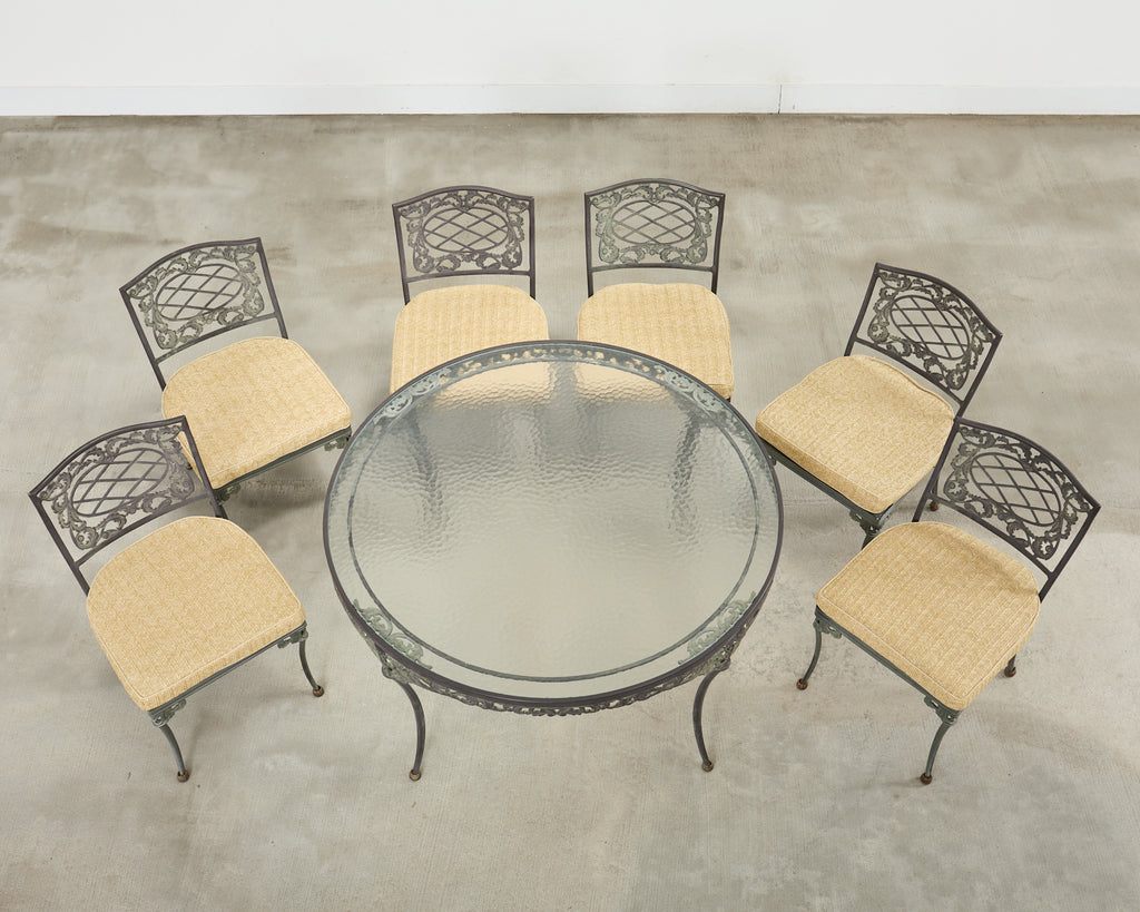 Brown Jordan Elegance Neoclassical Garden Dining Suite