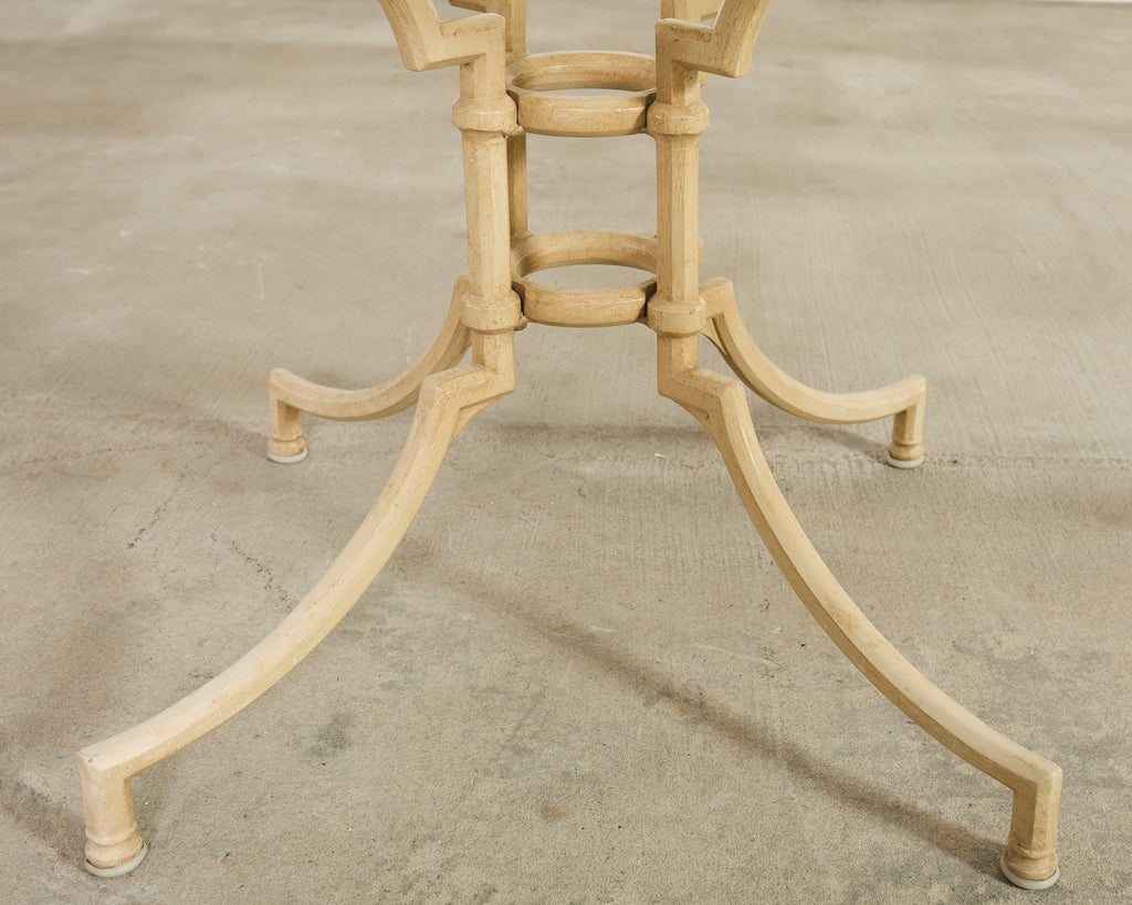 Brown Jordan Labeled Neoclassical Style Garden Dining Suite