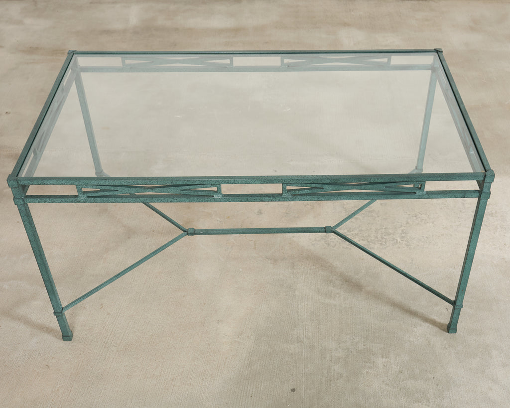 Brown Jordan Venetian Garden Dining Set Green Verdigris Finish