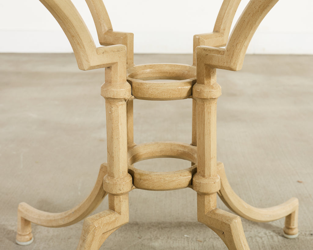 Brown Jordan Labeled Neoclassical Style Garden Dining Suite