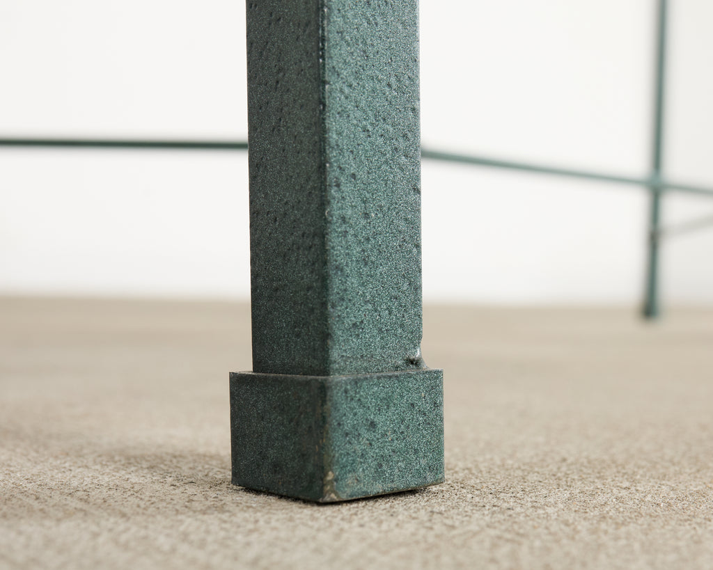 Brown Jordan Venetian Garden Dining Set Green Verdigris Finish