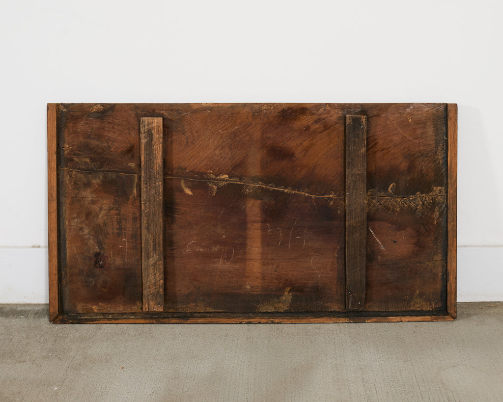 19th Century Burmese Lacquered Wooden Buddhist Trunk or Chest