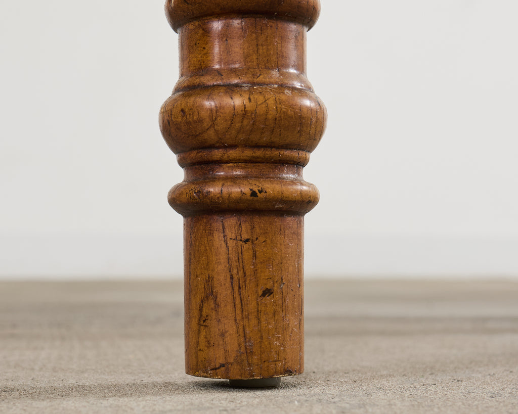 Country English Provincial Mixed Wood Farmhouse Dining Table