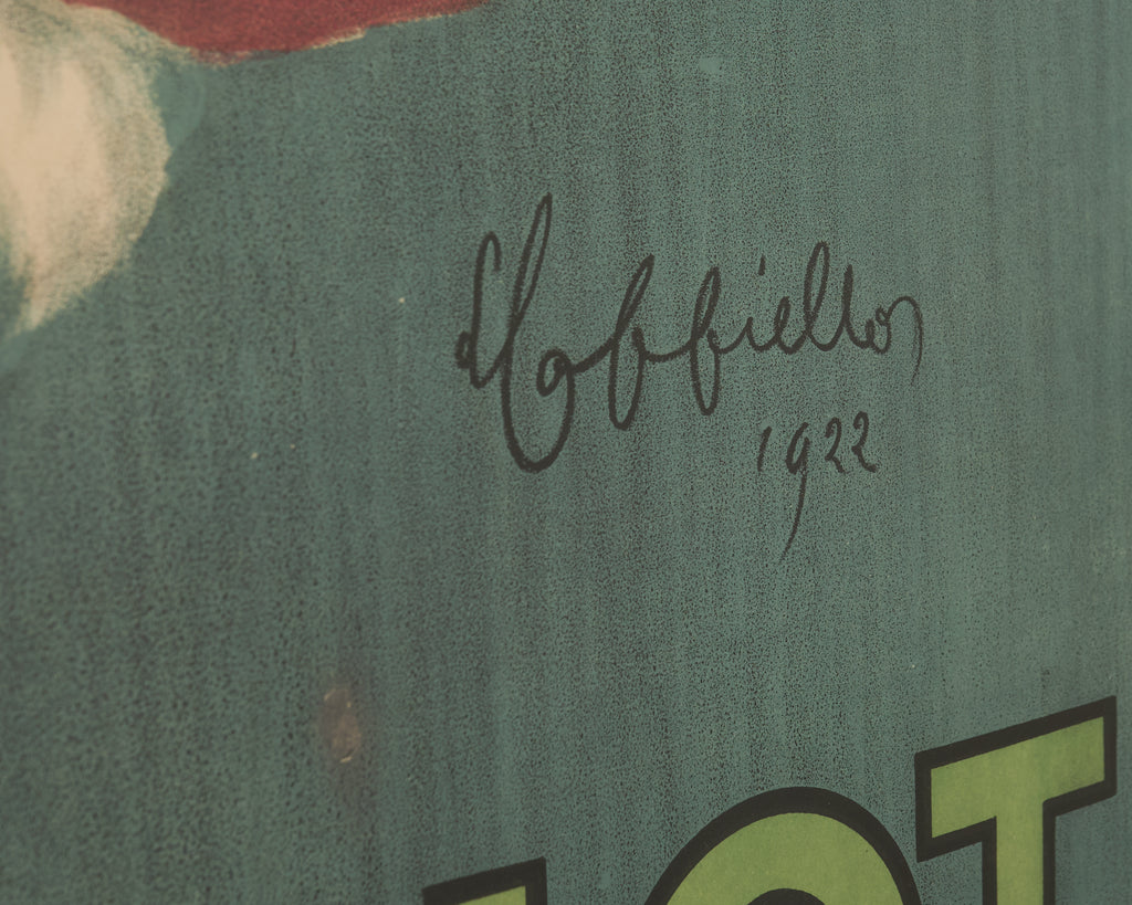 Leonetto Capiello Veuve Amiot Champagne King Print