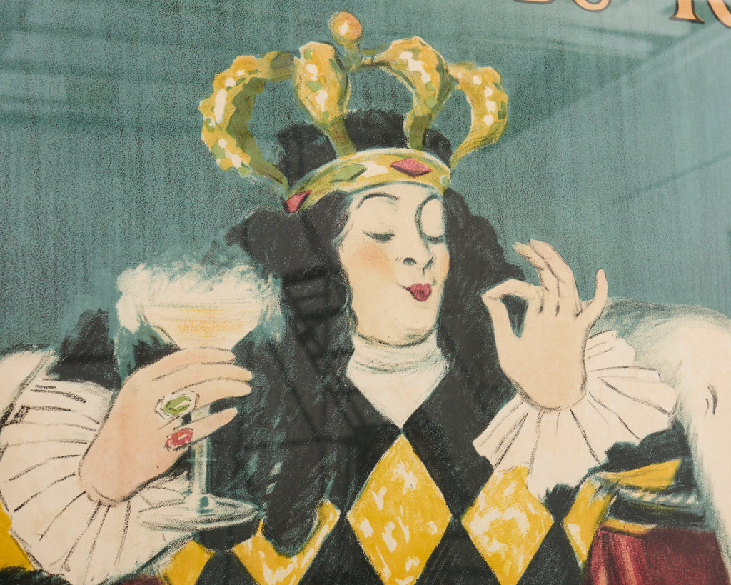 Leonetto Capiello Veuve Amiot Champagne King Print