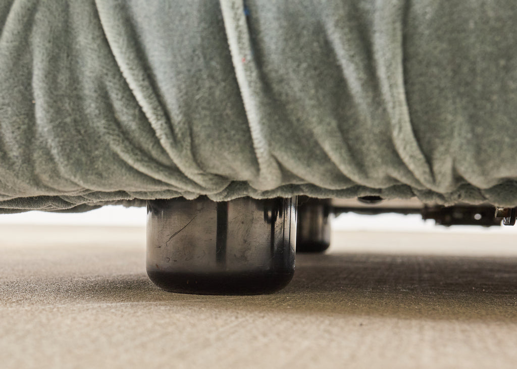 Cassina Soriana Mohair Sofa designed by Afra and Tobia Scarpa