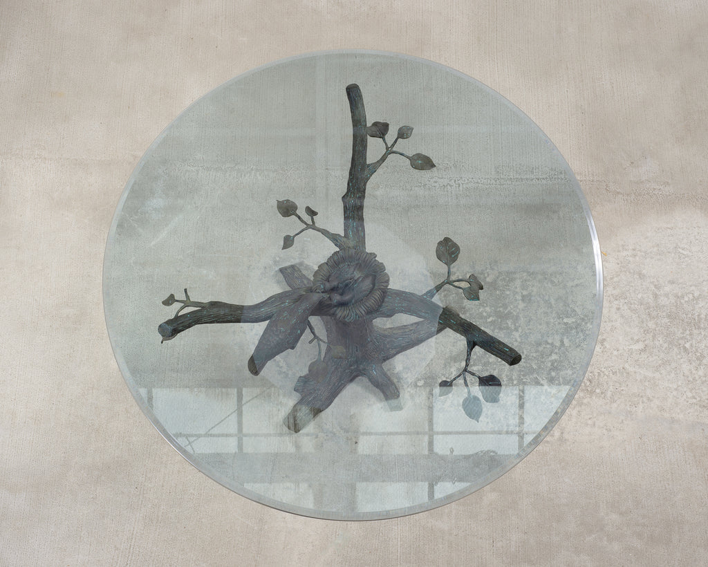 Giacometti Inspired Sculptural Bronze Tree Dining Center Table