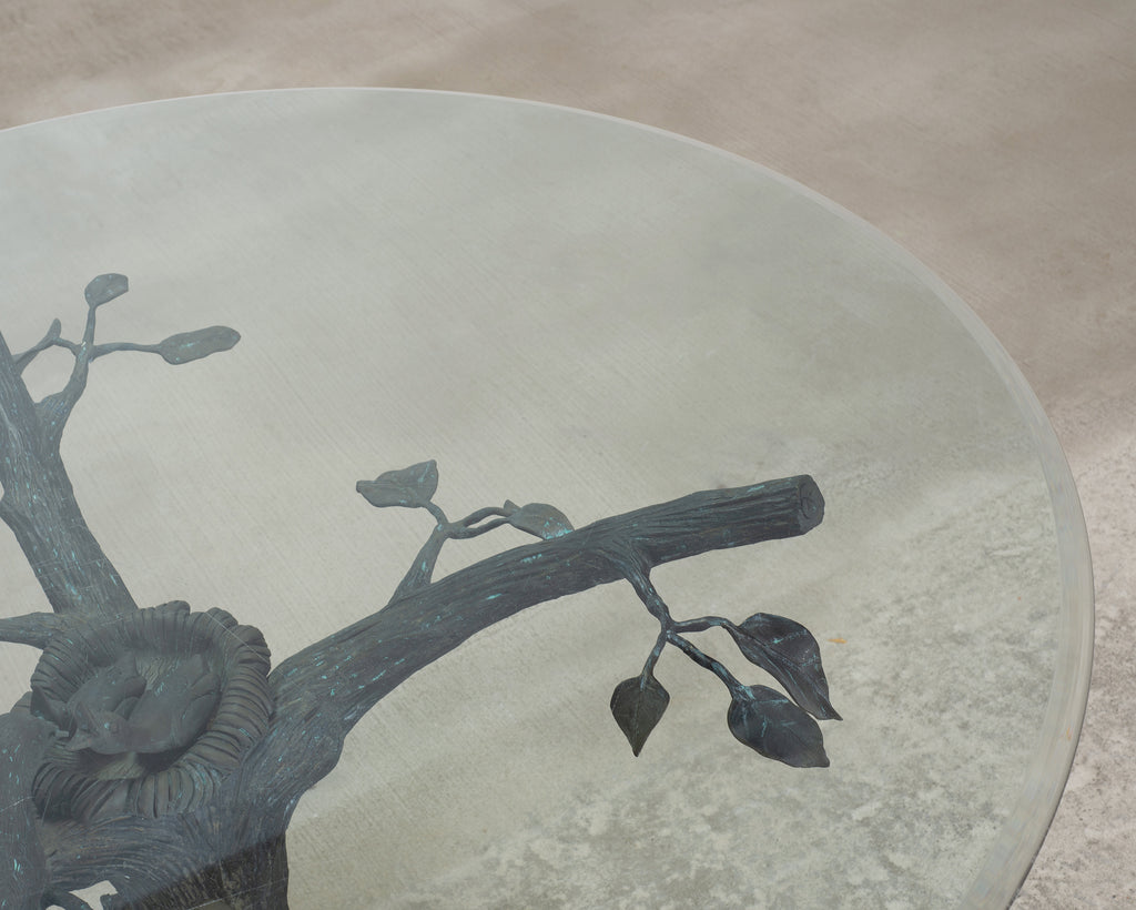 Giacometti Inspired Sculptural Bronze Tree Dining Center Table
