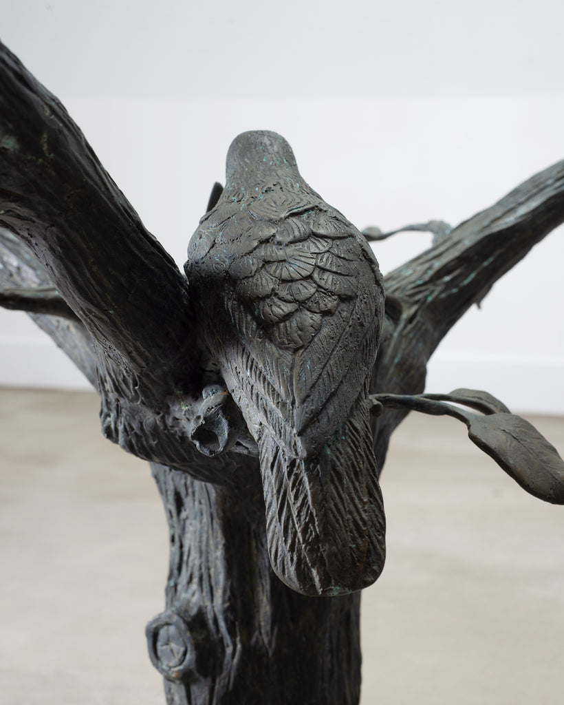 Giacometti Inspired Sculptural Bronze Tree Dining Center Table