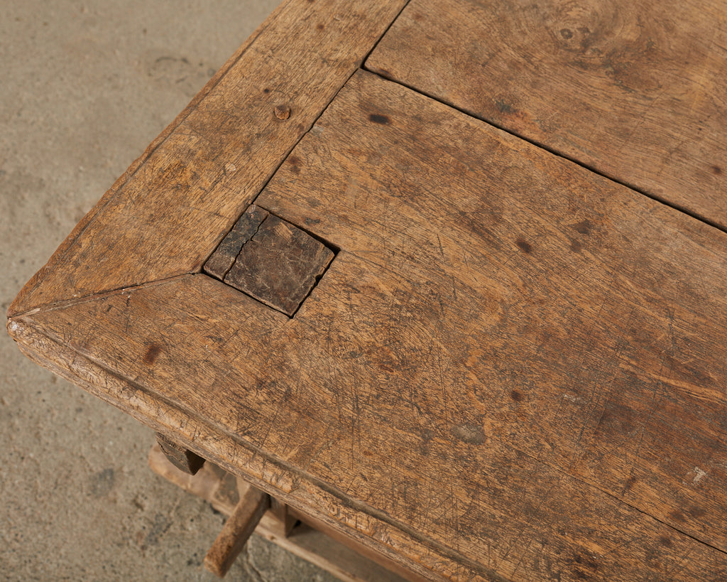 Javanese Carved Teak Indo Wedding Chest Daybed from Bali