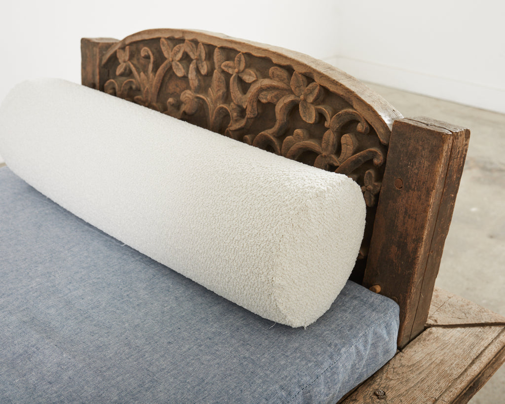 Javanese Carved Teak Indo Wedding Chest Daybed from Bali