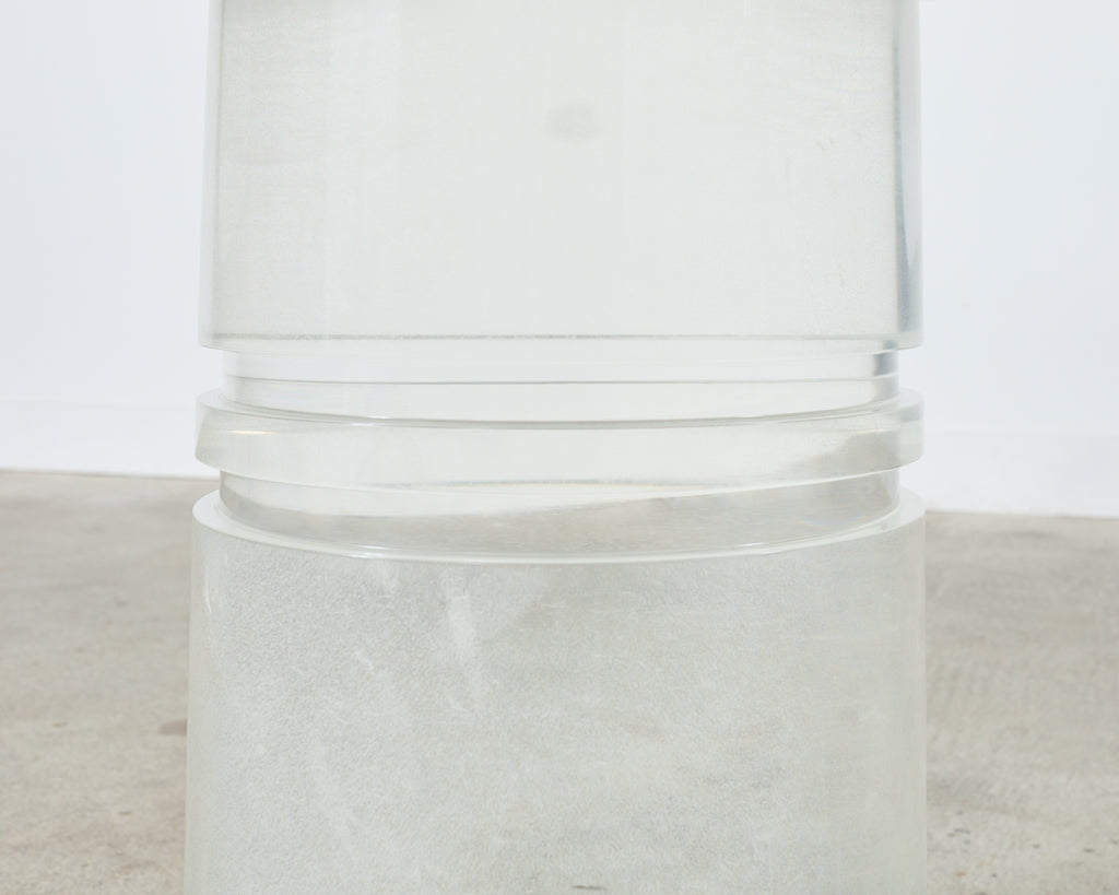 Charles Hollis Jones Le Dome Lucite Dining Table