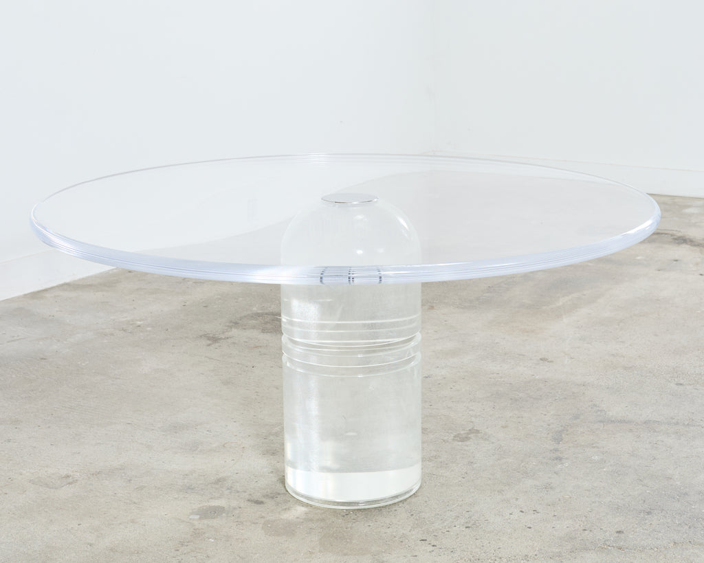 Charles Hollis Jones Le Dome Lucite Dining Table