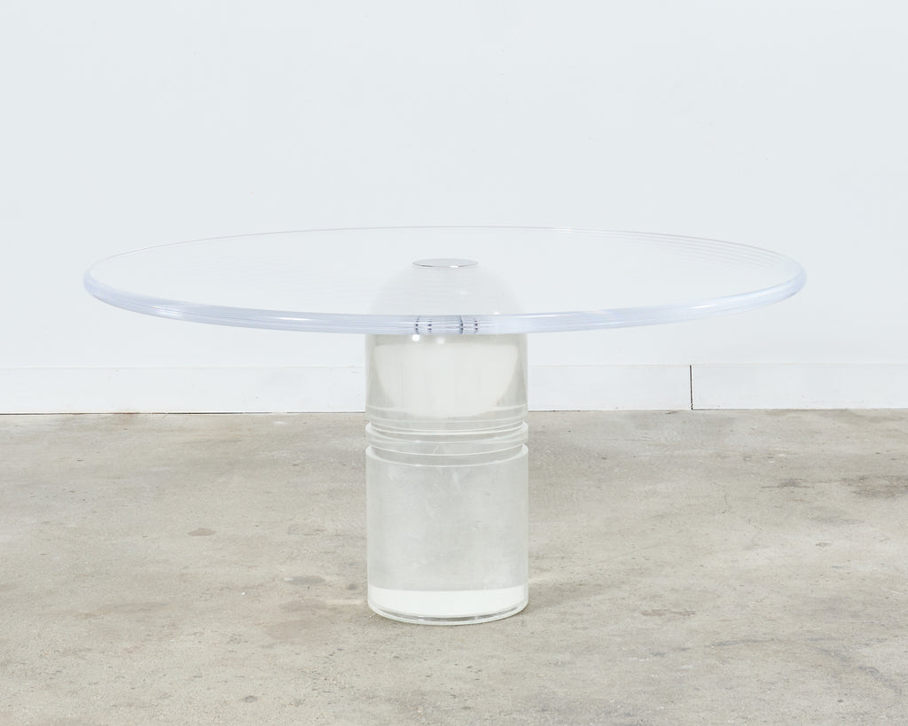 Charles Hollis Jones Le Dome Lucite Dining Table