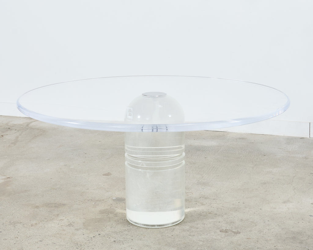 Charles Hollis Jones Le Dome Lucite Dining Table