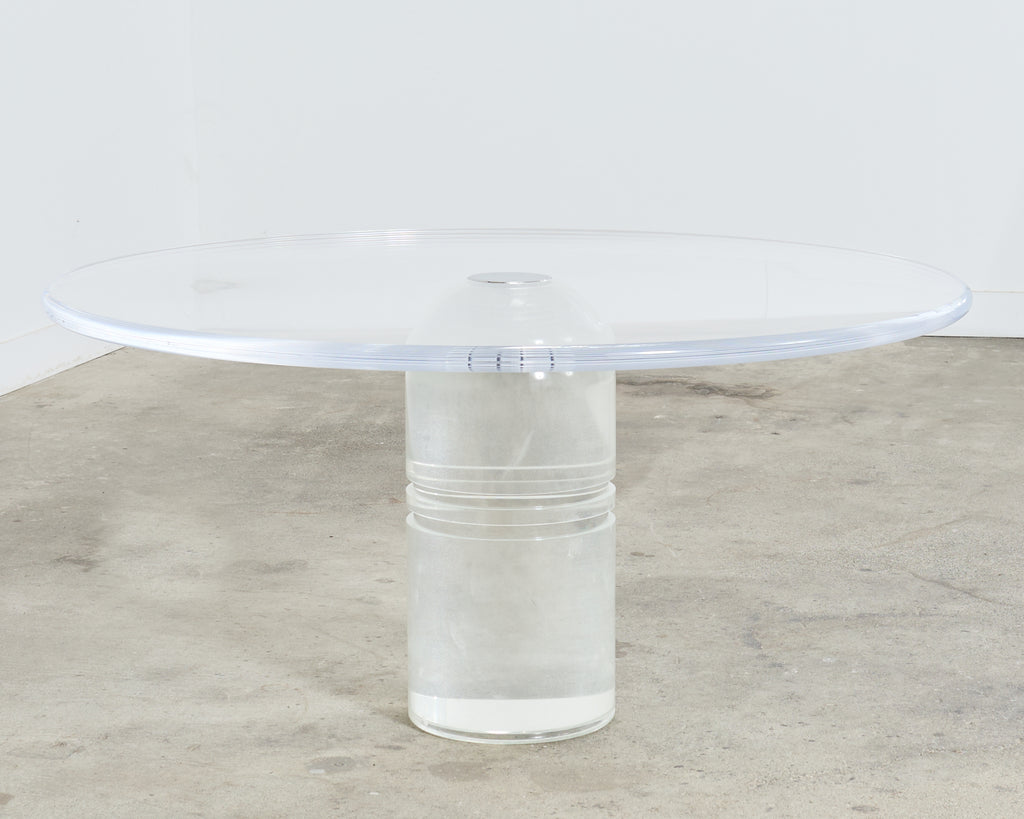 Charles Hollis Jones Le Dome Lucite Dining Table
