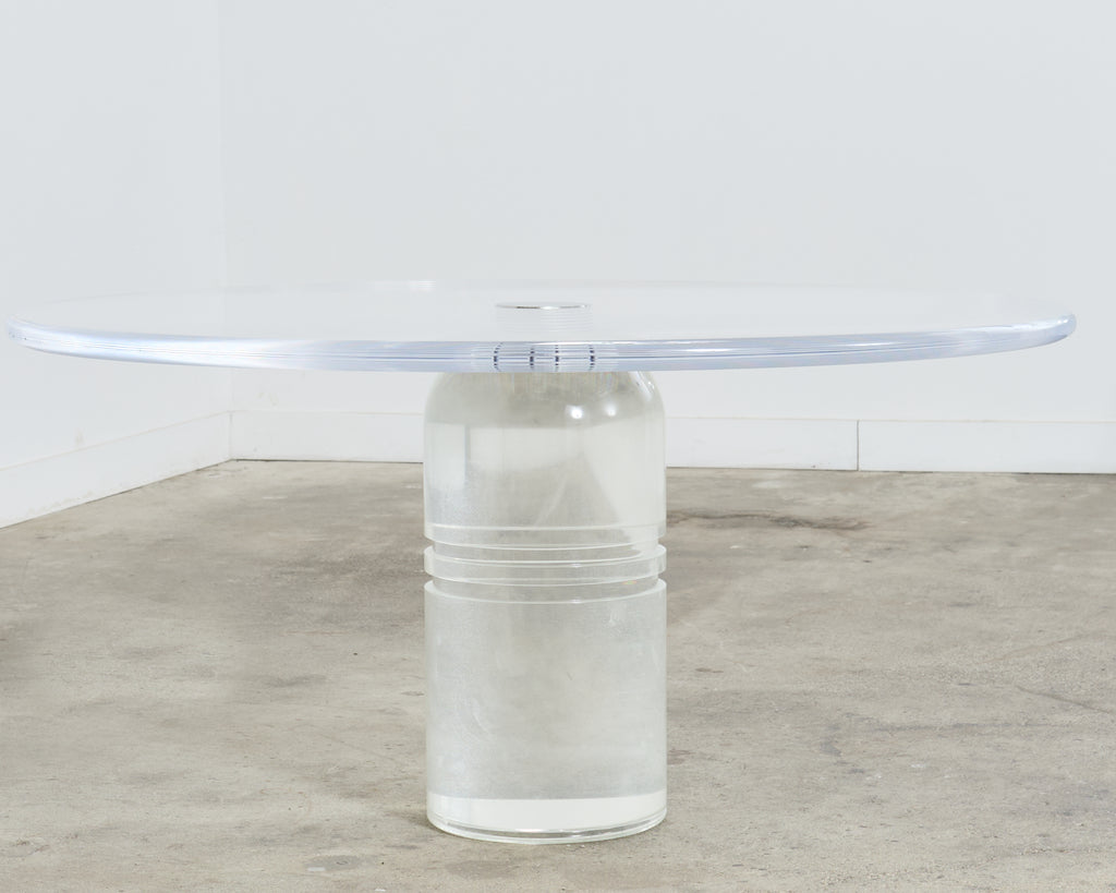 Charles Hollis Jones Le Dome Lucite Dining Table