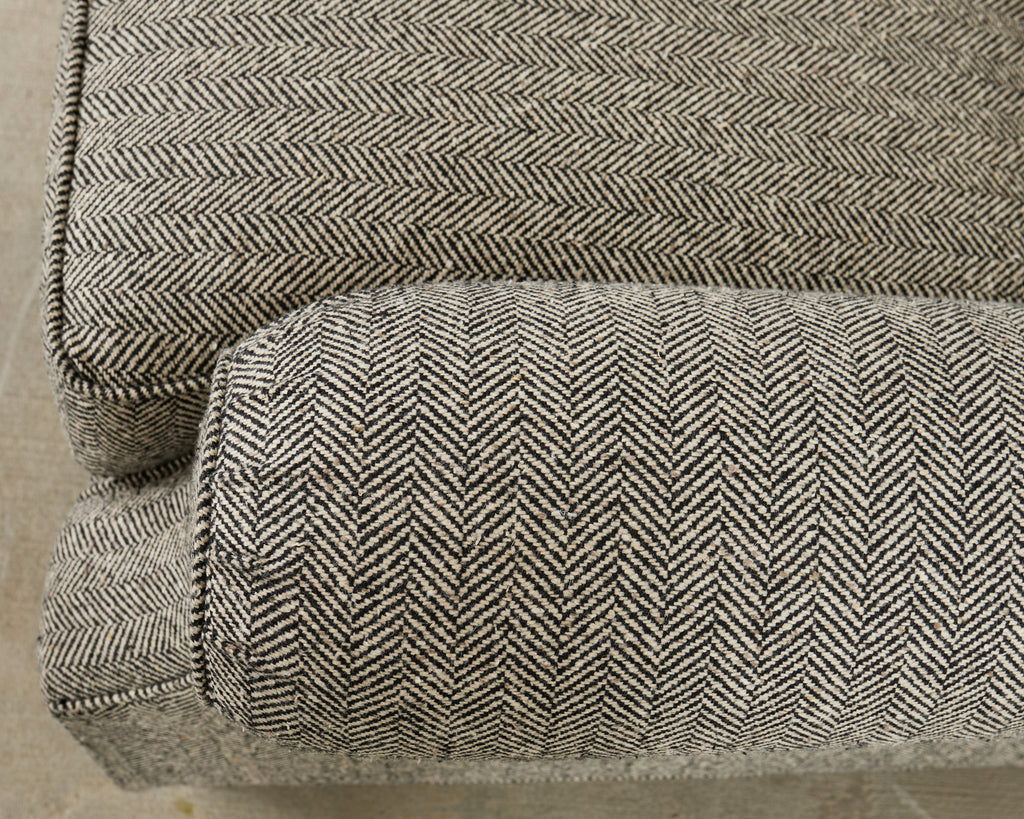Ralph Lauren Herringbone Upholstered Lounge Chair for Henredon