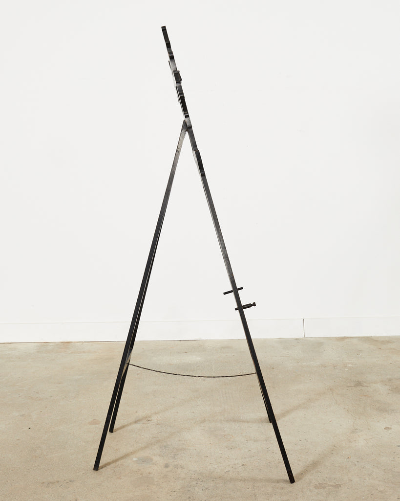 English Chinoiserie Style Ebonized Pagoda Artists Easel