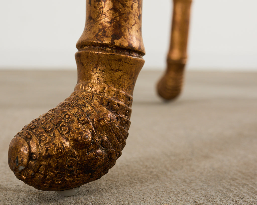 Faux Bamboo Chinoiserie Decorated Bar Cabinet on Stand