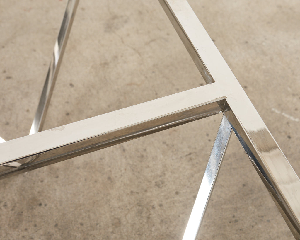 Paolo Piva Style Alanda Square Pyramidal Cocktail Table