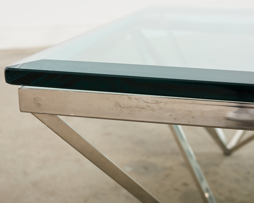 Paolo Piva Style Alanda Square Pyramidal Cocktail Table