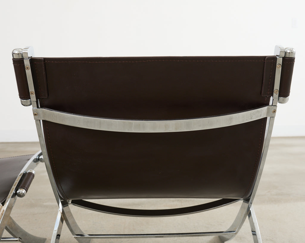 Pair of Antonio Citterio for Flexform Timeless Scissor Chairs