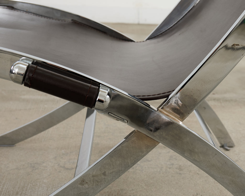 Pair of Antonio Citterio for Flexform Timeless Scissor Chairs