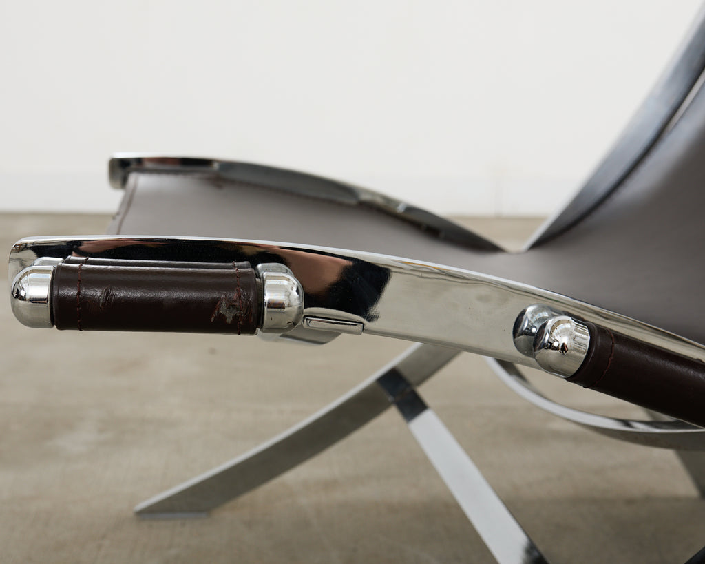 Pair of Antonio Citterio for Flexform Timeless Scissor Chairs