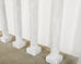 Set of Six Neoclassical Style Fluted Zinc Columns