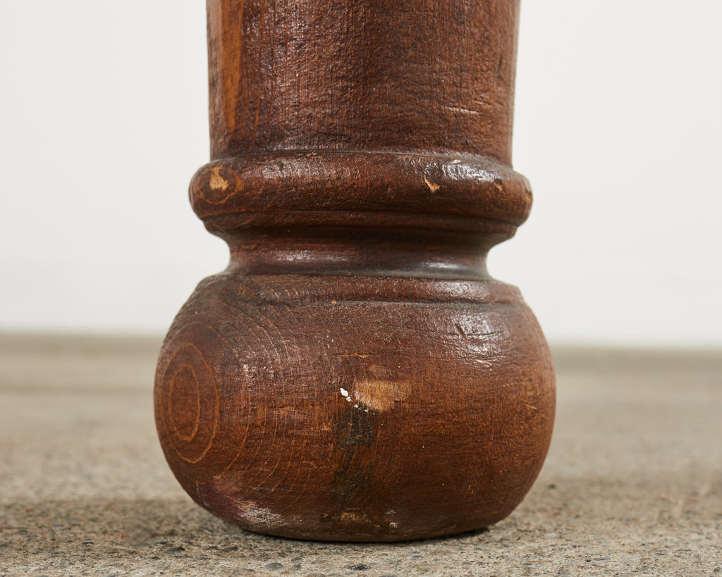 19th Century Pennsylvania Dutch Farmhouse Harvest Console Table