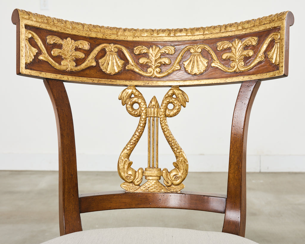 Set of Fourteen Nancy Corzine Neoclassical Cornell Dining Chairs