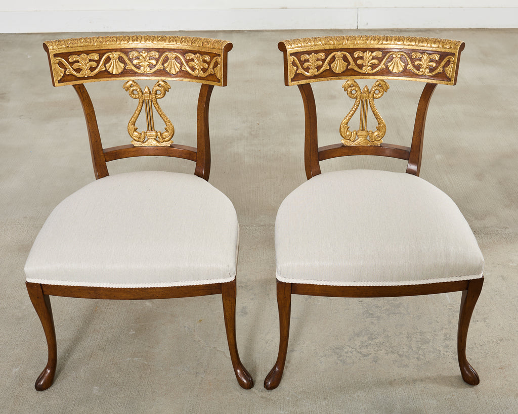 Set of Fourteen Nancy Corzine Neoclassical Cornell Dining Chairs