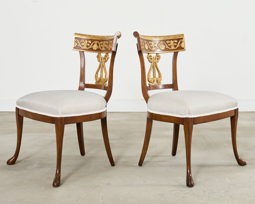 Set of Fourteen Nancy Corzine Neoclassical Cornell Dining Chairs