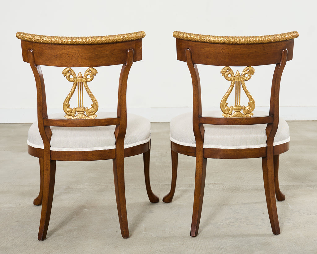 Set of Fourteen Nancy Corzine Neoclassical Cornell Dining Chairs