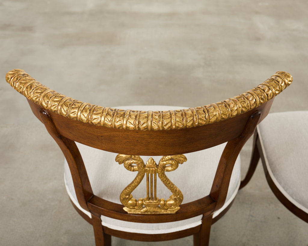 Set of Fourteen Nancy Corzine Neoclassical Cornell Dining Chairs