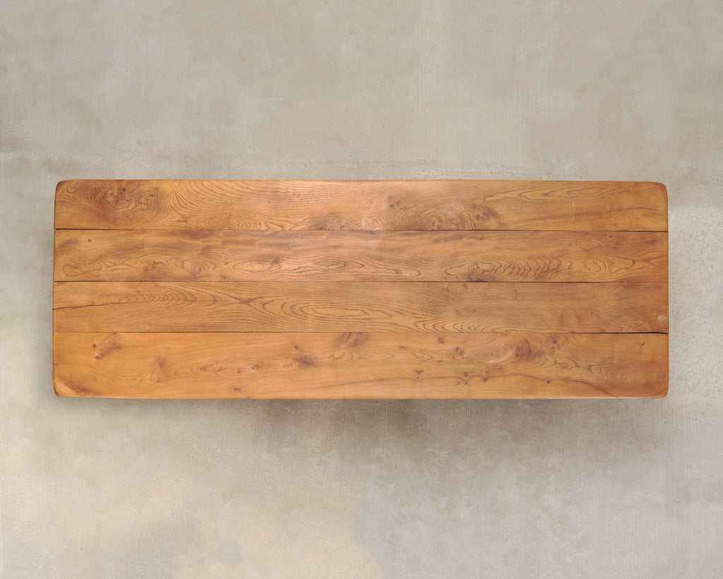 Country French Provincial Oak Farmhouse Dining Table 7Ft