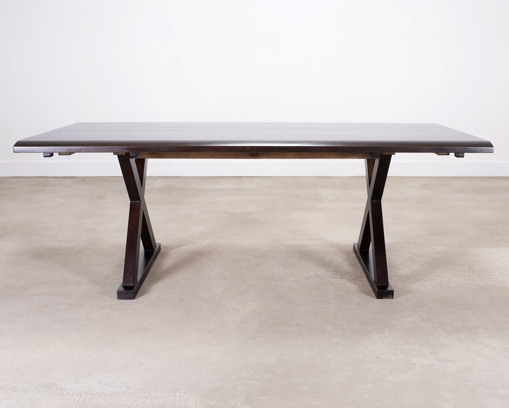 Christian Liaigre Style Ebony Oak Courier Dining Table 9.5 Ft