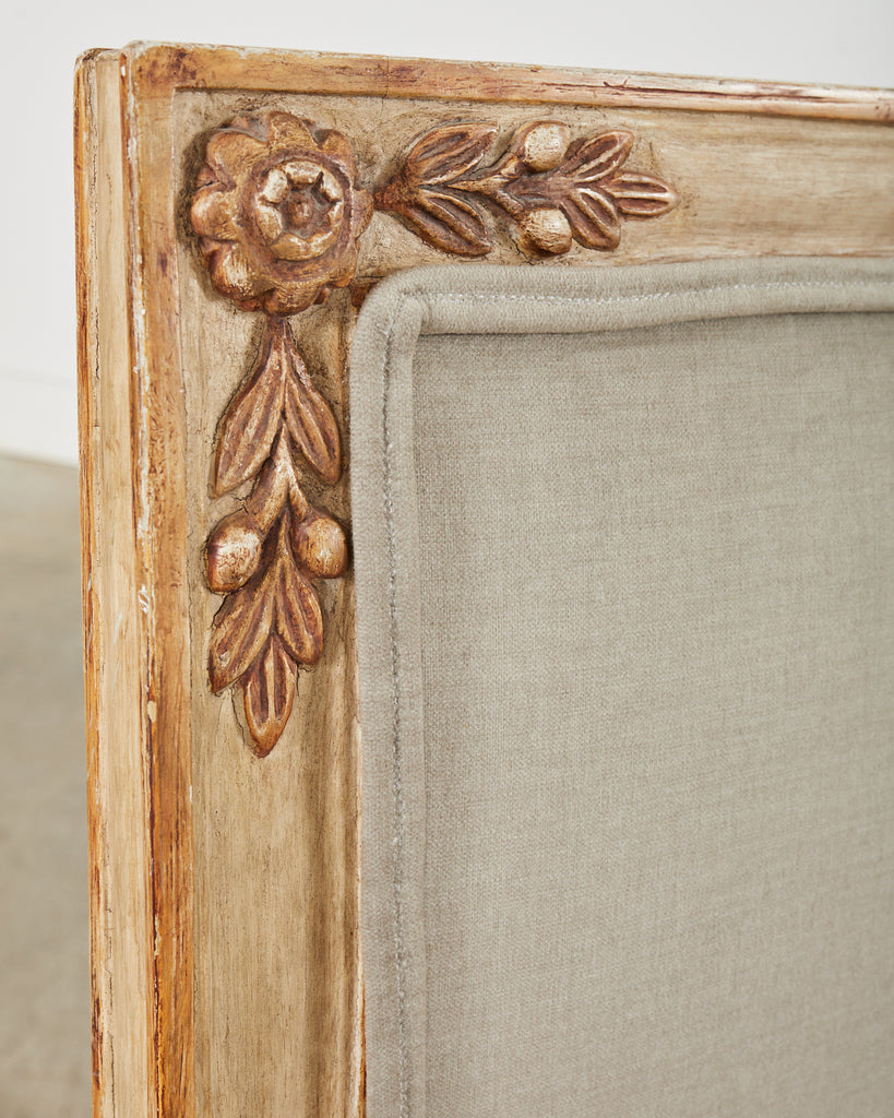 Hendrix Allardyce Neoclassical Venetian Style Painted Library Chair