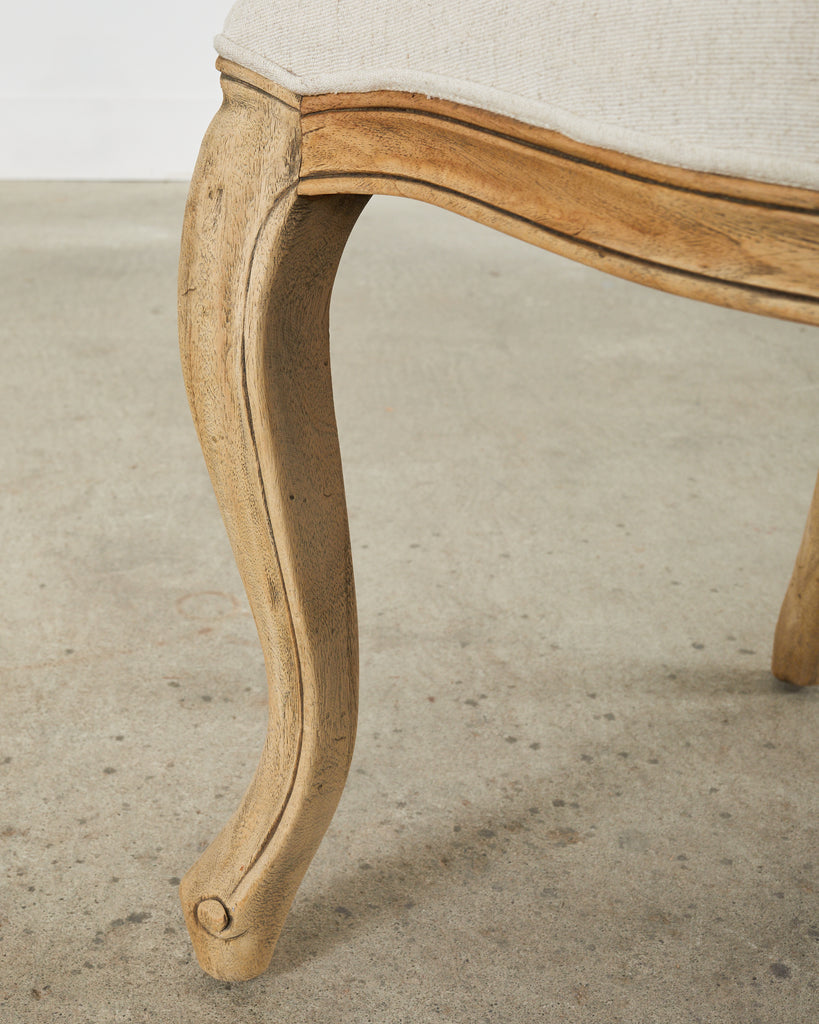 Set of Six Country French Provincial Style Dining Chairs