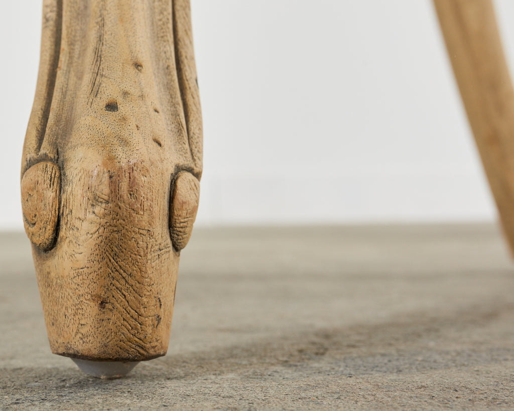 Set of Six Country French Provincial Style Dining Chairs