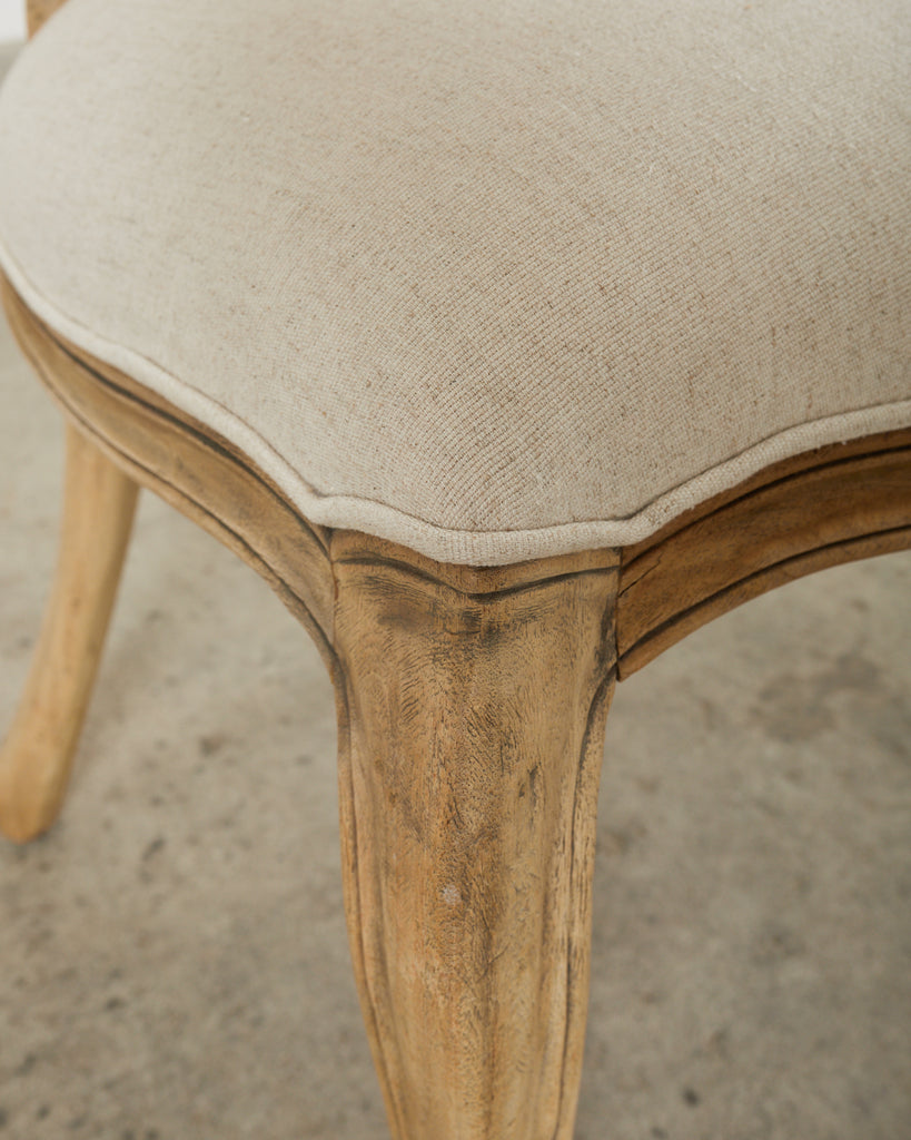 Set of Six Country French Provincial Style Dining Chairs