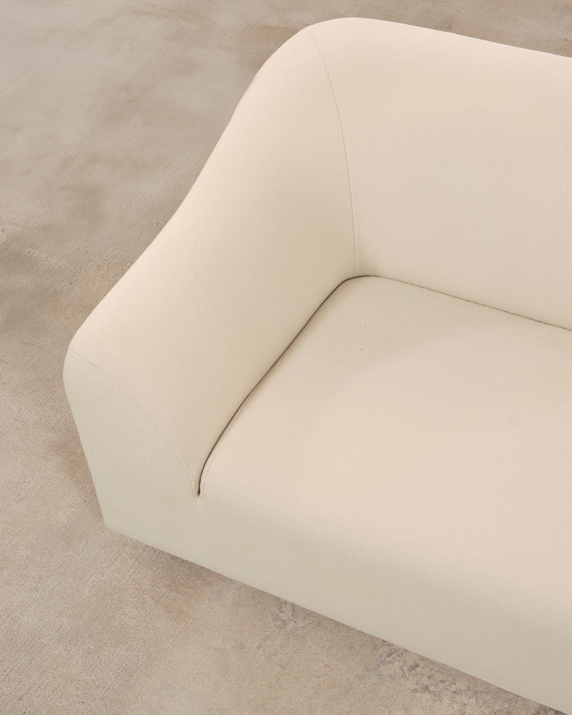 Eric Jourdan for Ligne Roset Snowdonia Cream Modernist Sofa